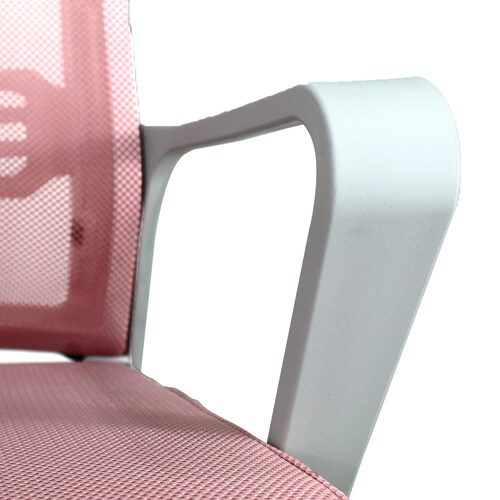Silla de Oficina Mundo In Vastra Ergonomica Mesh Rosa.