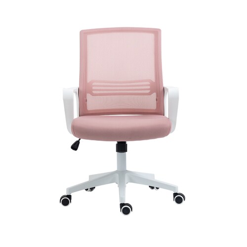 Silla de Oficina Mundo In Vastra Ergonomica Mesh Rosa.