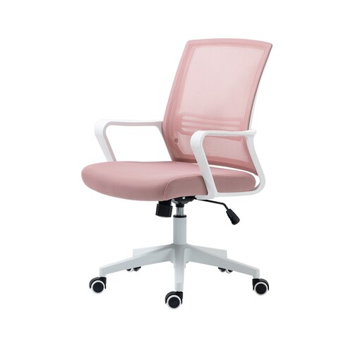 Silla de Oficina Mundo In Vastra Ergonomica Mesh Rosa.