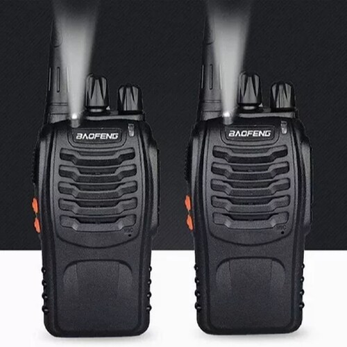 2 Radios Baofeng Bf-888s Uhf Con Manos Libres Set-2.