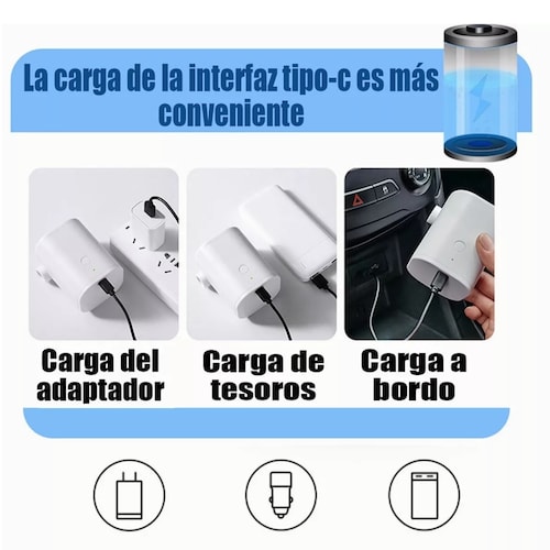 Inflador Eléctrico Para Colchón Inflable Y Piscina Cuadrado