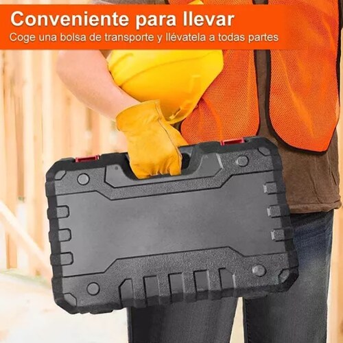 Rotomartillo Cincelador Perforador Sds 1200w Con Accesorios.