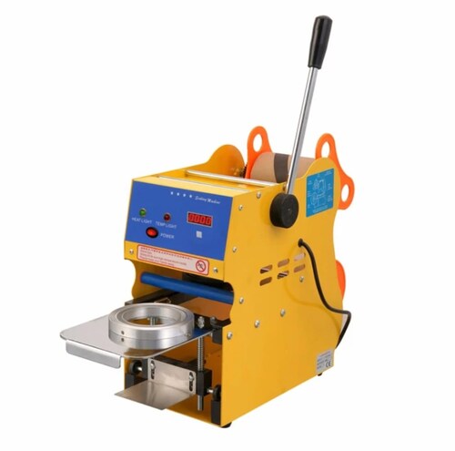 Máquina selladora de vasos de plástico Manual 110V/60Hz 220V 50Hz.