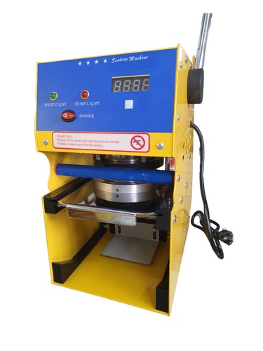Máquina selladora de vasos de plástico Manual 110V/60Hz 220V 50Hz.