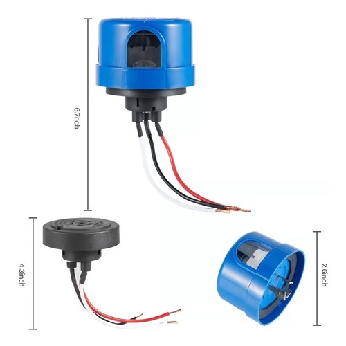 Fotocelda 110v - 240v 1300w Para Exterior Incluye Base