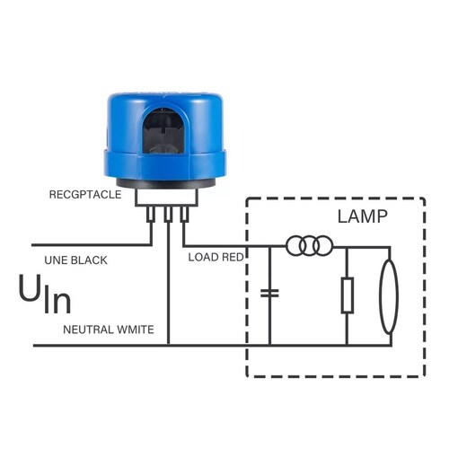 Fotocelda 110v - 240v 1300w Para Exterior Incluye Base