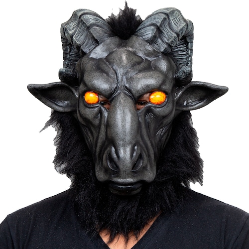 Máscara de Monstruo Baphomet Macho Cabrío Ghoulish Productions