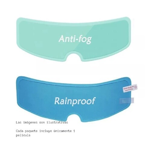Set 2 Pinlock Universales Antiempañantes Para Casco Motociclista