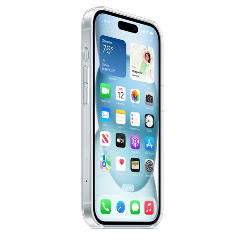 Funda 4-ok MagSafe Transparente para iPhone 15 Pro Max - Funda para  teléfono móvil