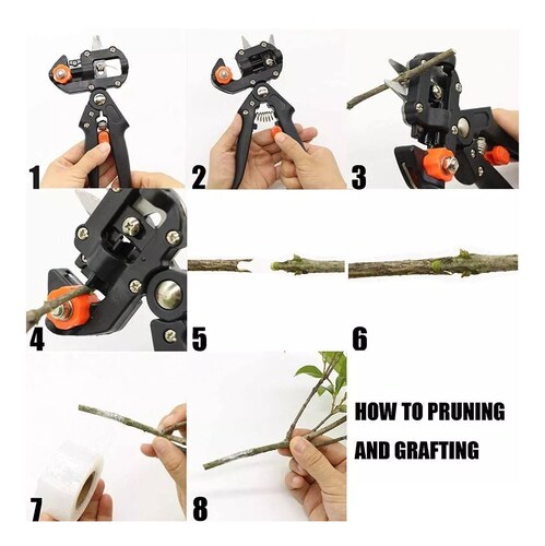Pinzas Podadoras De Plantas Con Cinta D Goma