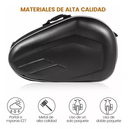 Pack  Alforjas Universales Para Motocicleta Bolsas Impermeable 2 Pzas