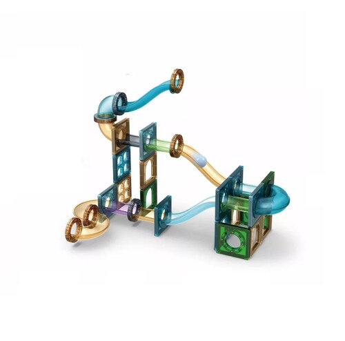 Bloques Magnéticos Con Imán Juguetes - 45 Pz Azul