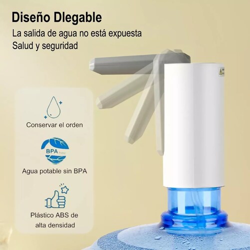 Dispensador De Agua Eléctrico Bomba De Agua Recargable +base