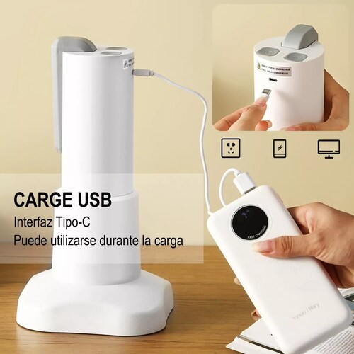 Dispensador De Agua Eléctrico Bomba De Agua Recargable +base