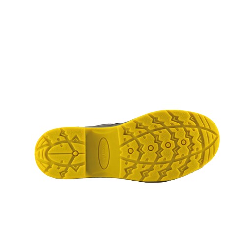 MODUSS SHOES bota de seguridad BORCEGUI MODELO 033 COLOR CAFÉ SUELA AMARILLA