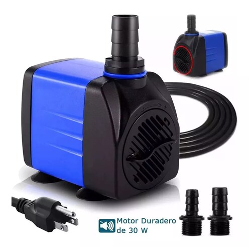 Bomba Agua Sumergible Fuente Pecera Acuario 2000l/h 30w 2.2m