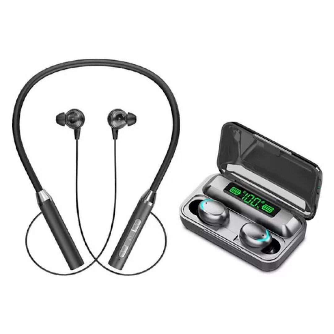 Aud fonos In ear Bluetooth Con Neckband De 2 Piezas