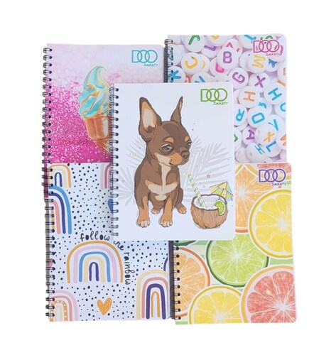 Libreta Profesional Doble Arillo - 5 Piezas cuadro chico