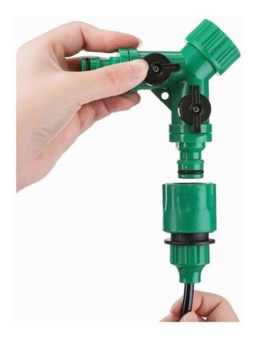 Sistema De Riego Automático Por Goteo Ahorra Agua 50m 211pzs Negro