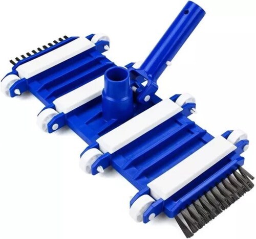 Barredora Para Alberca Cepillo Pala Aspiradora Azul 
