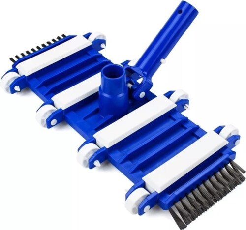 Barredora Para Alberca Cepillo Pala Aspiradora Azul 