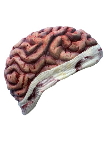 Máscara Casco De Cráneo Brain Cap Ghoulish Productions Disfraz Halloween Fiesta