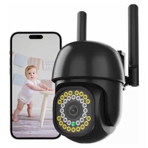 Monitor para infantes inalámbrico para cuarto de bebé, cámara de seguridad  con video de alta resolución