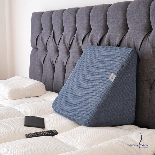 MEMORY FOAM Cojín o Respaldo Para TV  Hecho de Memory Foam  Medidas 45 x 42 x 38 cm