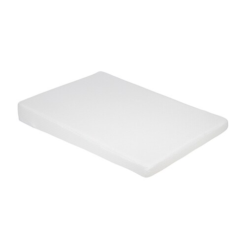 Memory Foam Colchón Antirreflujo para Cuna de Viaje, 130 x 70 x 12 cm