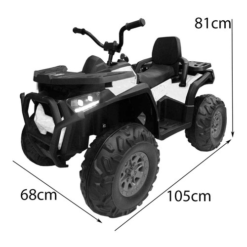 Cuatrimoto Moto Electrica Montable Infantil 12V MTT60 Verde Militar Pintado