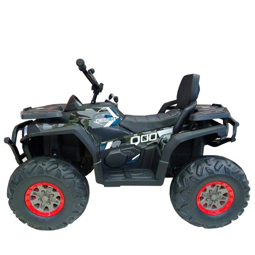 Cuatrimoto Moto Electrica Montable Infantil 12V MTT60 Verde Militar Pintado
