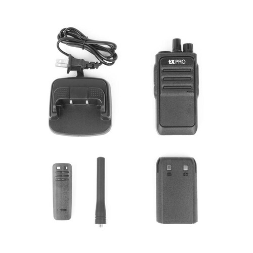 Radio TXPRO 2W Portátil TX-320 UHF 400-470 MHz 16 canales 