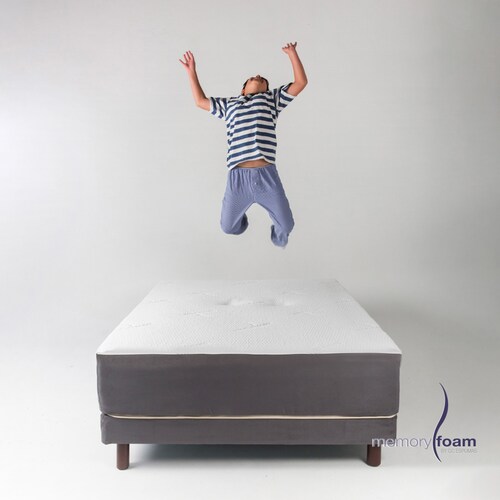 MEMORY FOAM Colchón Essential de Memory Foam Firmeza Media Blanco Individual