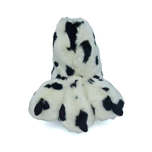 Pantuflas Garras de Dalmata Luli Patotas Cómodas y Divertidas Tela Cálida y Suave con Suela Antideslizante Unisex para Toda la Familia