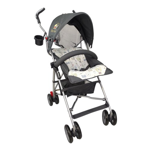 CARRIOLA PORTABEBE PLEGABLE Gris