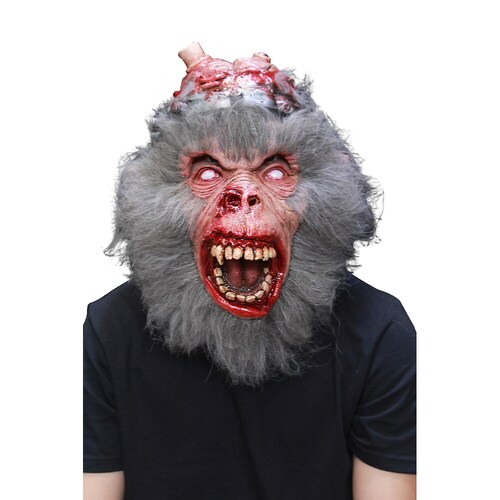Máscara De Simio Radioactivo C.p 082 Lab Monkey Ghoulish Productions