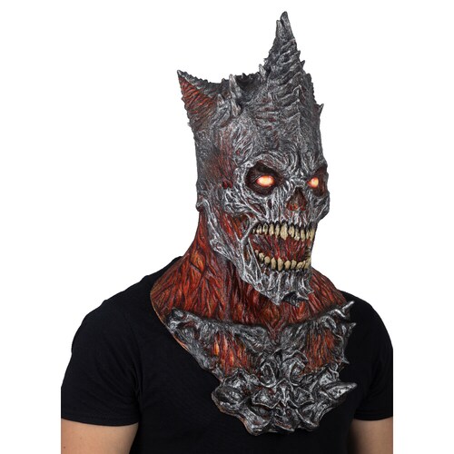 Máscara de Rey del fuego King Raper Fire Diabólico Disfraz de Halloween Demonio