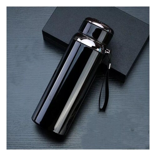 Termo De Acero Inoxidable Portatil  1000ml Negro 
