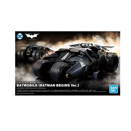 BANDAI ARMABLE  -  BATMOBILE (BATMAN BEGINS VER.) 1/35 SCALE  - BATMAN BEGINS MODEL KIT