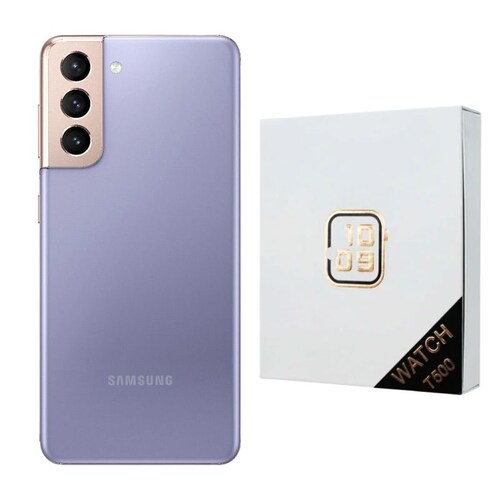 Samsung Galaxy S21 128GB Morado Reacondicionado Grado A + Reloj Genérico