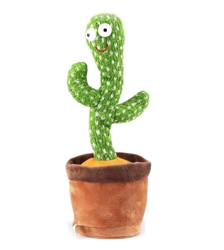 Cactus Bailarín Peluche Felpa Juguete Para Niños Recargable