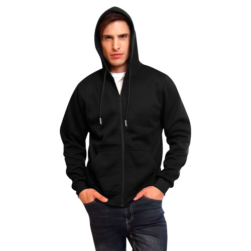 Sudadera Hoodie Unisex con Cierre, Capucha y Cangurera, Calientita, Casual, Abrigo, Chamarra.