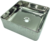 Lavabo Cerámico para Baño SAO forma cuadrada en color plata con detalles en relieve metalizados. De sobreponer, con diseño europeo ideal para todo tipo de baños. Dimensiones 36.5 x 36.5 x 13.5 cms. (base x altura x profundidad)