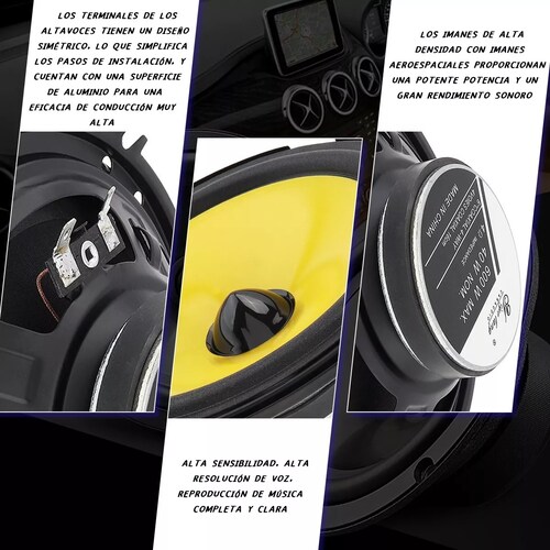 Par Altavoces De 4 Pulgadas Para Auto Car Audio