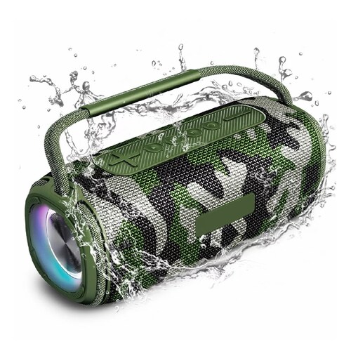Bocina Bluetooth Recargables Bocina Portátil Para Exterior Camuflaje