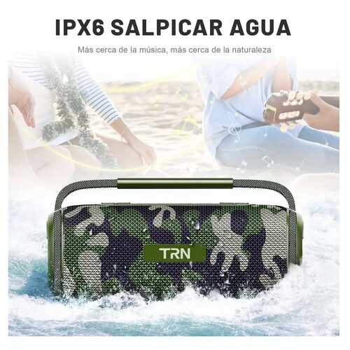Bocina Bluetooth Recargables Bocina Portátil Para Exterior Camuflaje