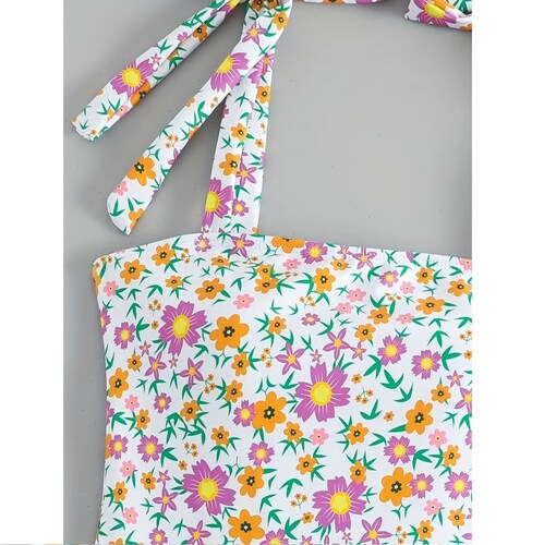 Traje de baño para dama Floral.