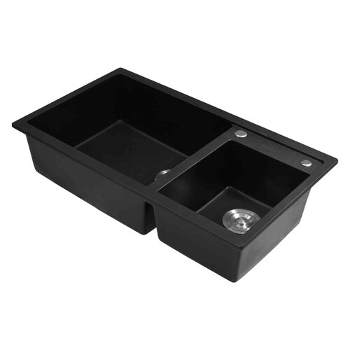 Tarja Fregadero Cuarzo Doble Tina Antiruido 84.5x48.5x22cm