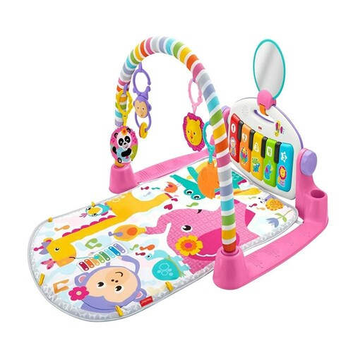 Gimnasio de Actividades Fisher Price  Piano Pataditas Musicales Rosa