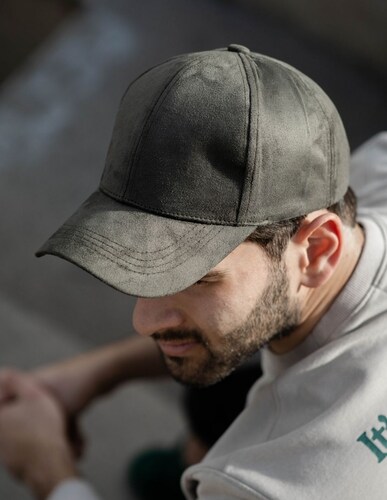 Gorra de Gamuza Unisex Talla Ajustable Marca Brunel